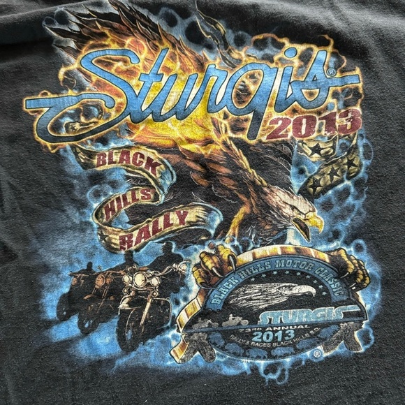 Sturgis 2013 Rally Motorcycle Shirt - Picture 3 of 5